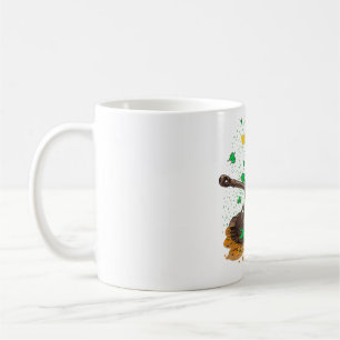 Caneca De Café Mundo do Cometa de Dia de São Patrício de Tanques