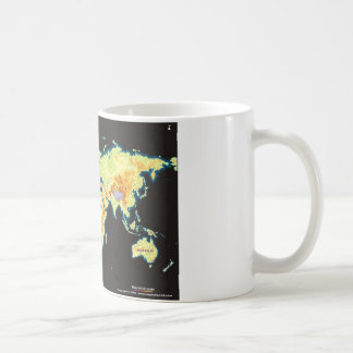 Caneca De Café mundo map-2