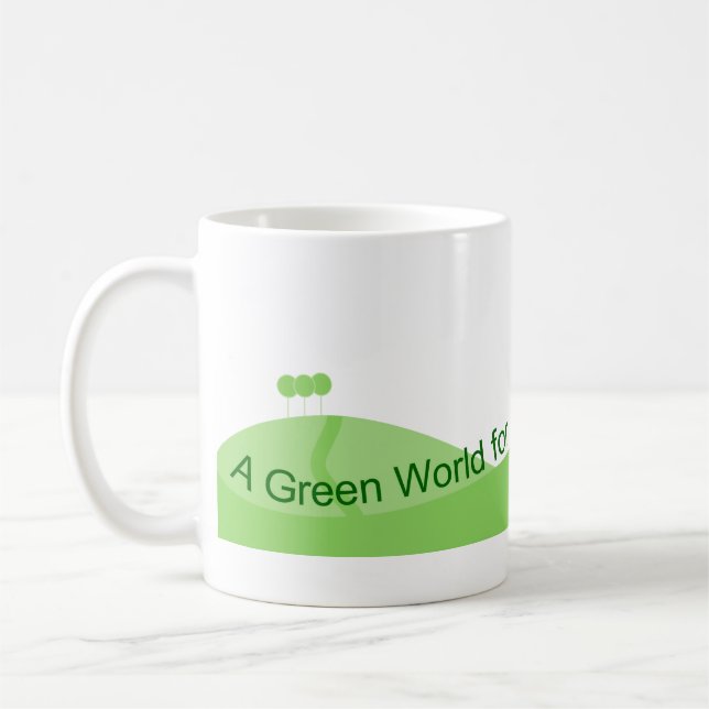 Caneca De Café Mundo Verde (Esquerda)