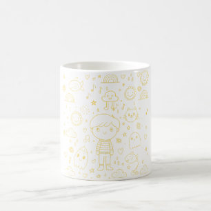 Caneca De Café Mundo Whimsical