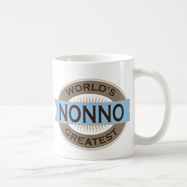 Caneca De Café Mundos o grande Nonno (Direita)