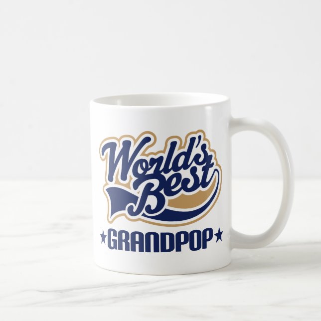 Caneca De Café Mundos o melhor Grandpop (Direita)