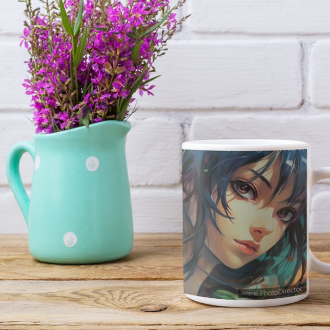 Caneca De Café Mural 2 Anime 3 (Mural 2 Anime 3 Coffee Mug)