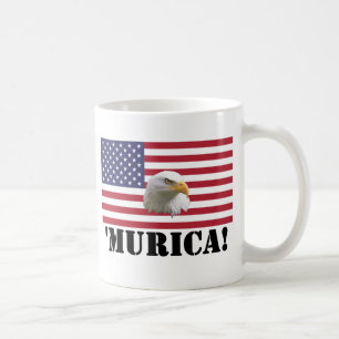 Caneca De Café Murica Eagle