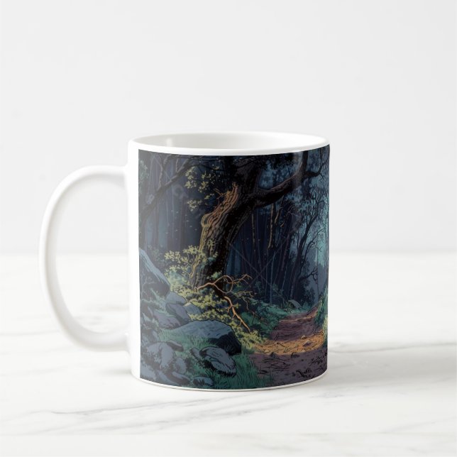 Caneca De Café Murmurios da Floresta Silenciosa (Esquerda)