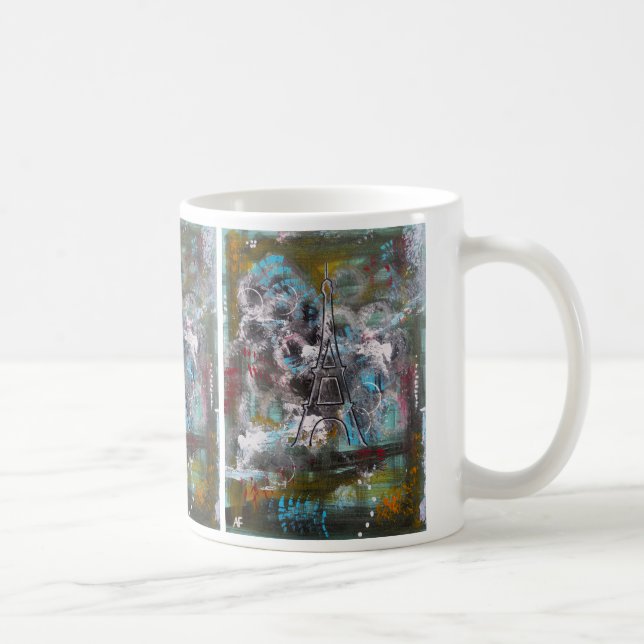 Caneca De Café Murmurios de Paris Pintura de Alfred Fox (Direita)