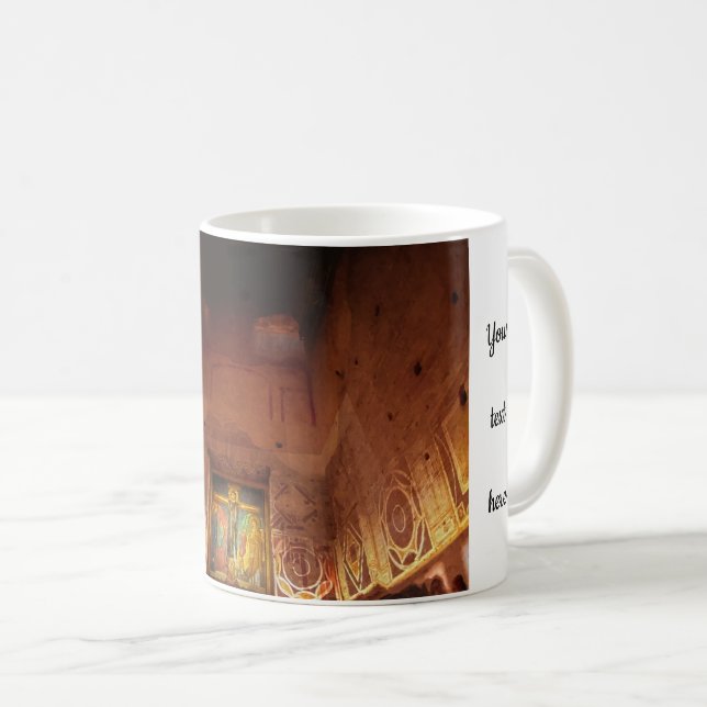 Caneca De Café Muro de colina de Roma - personalizável (Frente Esquerda)