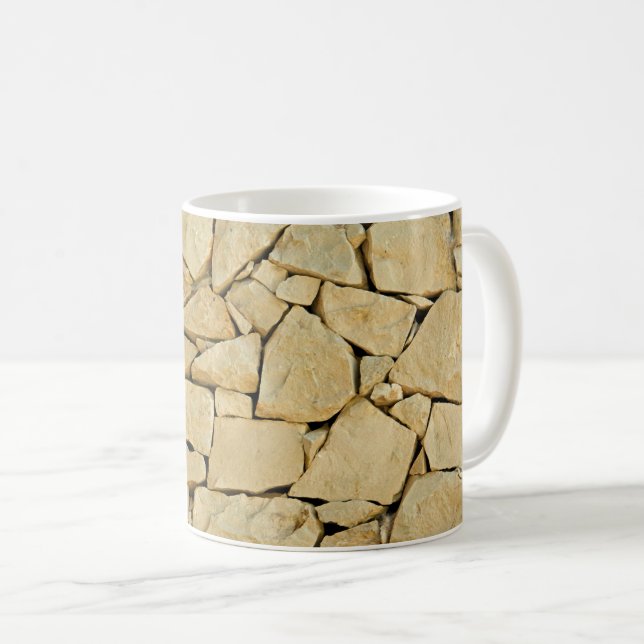 Caneca De Café Muro de pedra seca Mug (Frente Esquerda)