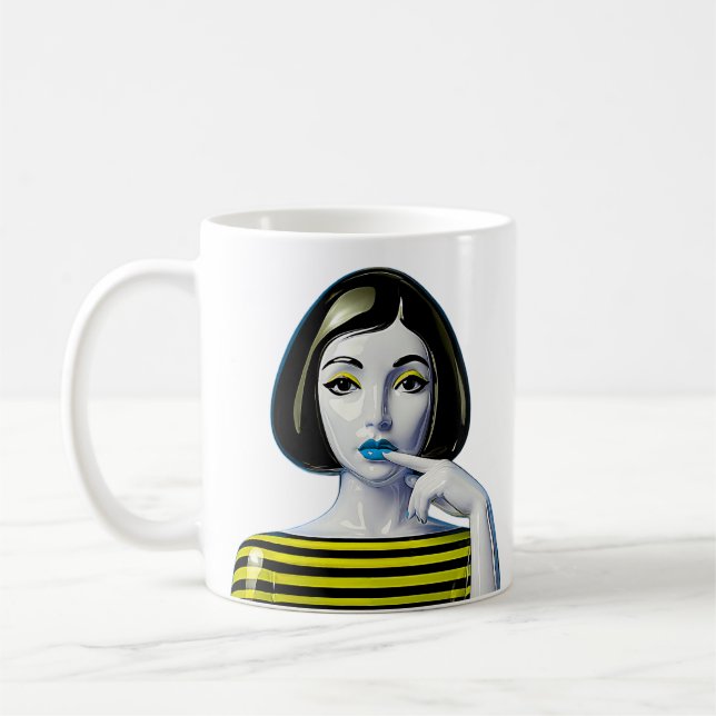Caneca De Café Musa Elétrica (Esquerda)