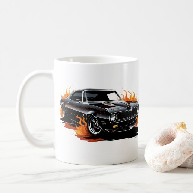 Caneca de Café Muscle Car (Com Donut)