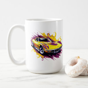 Caneca de Café Muscle Car