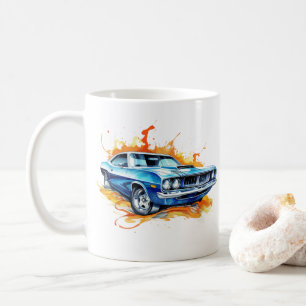 Caneca de Café Muscle Car
