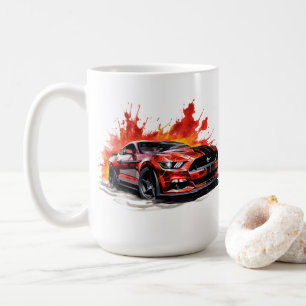 Caneca de Café Muscle Car