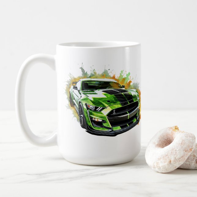 Caneca de Café Muscle Car (Com Donut)