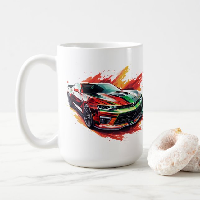 Caneca de Café Muscle Car (Com Donut)