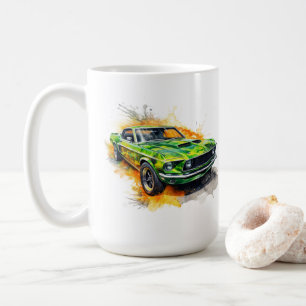 Caneca de Café Muscle Car