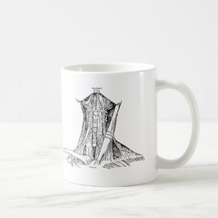 Caneca De Café Músculos velhos da ilustração da anatomia do
