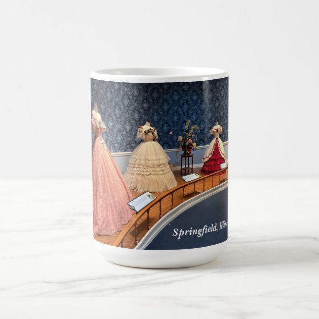 Caneca De Café Museu Presidencial de Lincoln em Springfield, IL (Centro)