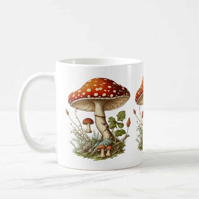 Caneca De Café Mushroom mágico (Esquerda)