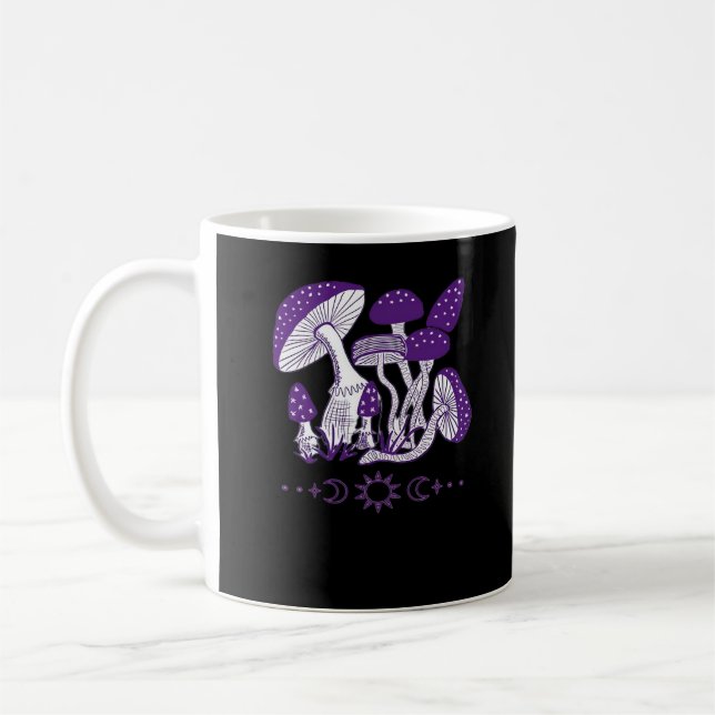 Caneca De Café Mushroom Whimsigoth Vibes (Esquerda)