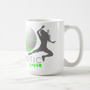 Caneca De Café Music Lover Ringer Mug
