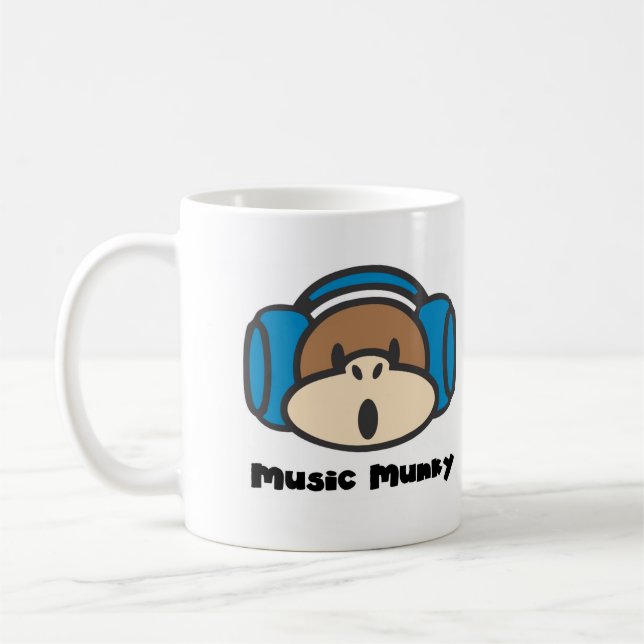 Caneca De Café Music Munky Mug (Esquerda)