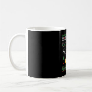 Caneca De Café Music Note Carols Christmas Ugly Sweater Musical T