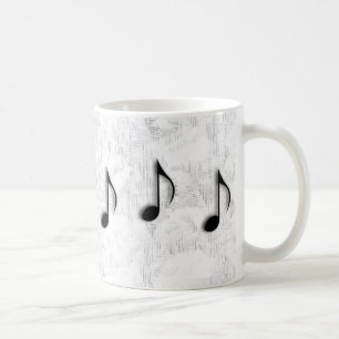 Caneca De Café Music Notes