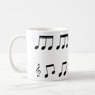 CANECA DE CAFÉ MÚSICA