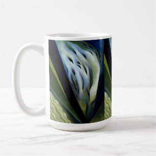 Caneca De Café Música azul e verde de Georgia O'Keeffe