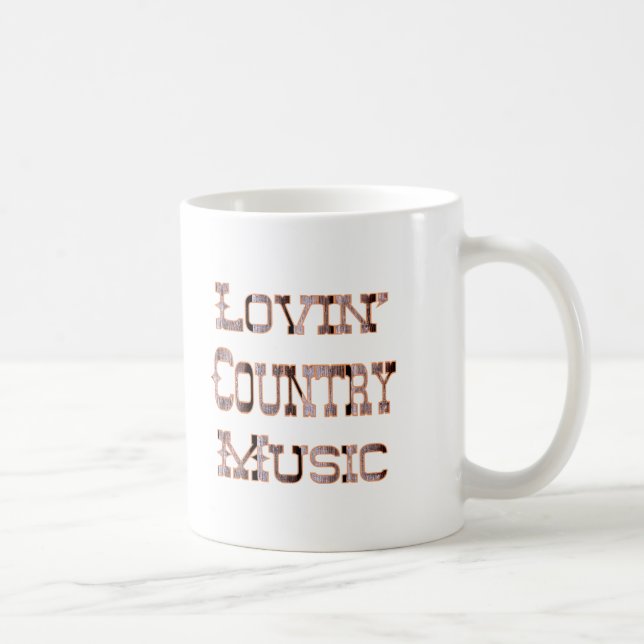 Caneca De Café Música country (Direita)