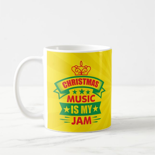 Caneca De Café Música de Natal é Meu Emperramento 86254 (Esquerda)