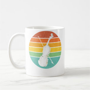 Caneca De Café Música de Orquestra Instrumento Celo Violoncelista