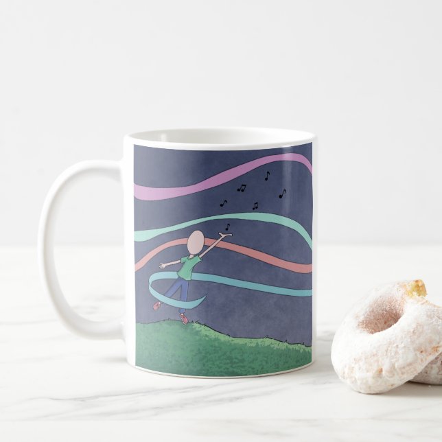 Caneca De Café Música e Melody Coffee Mug (Com Donut)