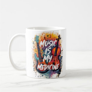 Caneca De Café Música é meu remédio