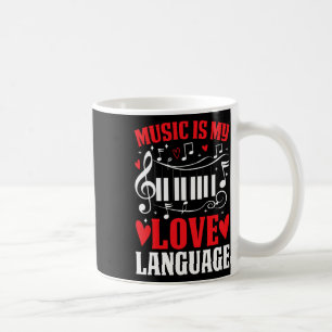 Caneca De Café Música É Minha Linguagem do Amor Dia dos Namorados