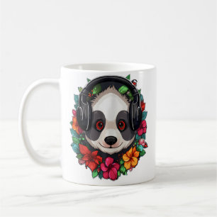 Caneca De Café Música Eletrônica Dj Flora Panda Festival Edm