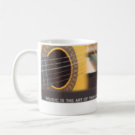 Caneca De Café Música está pensando com som Guitar
