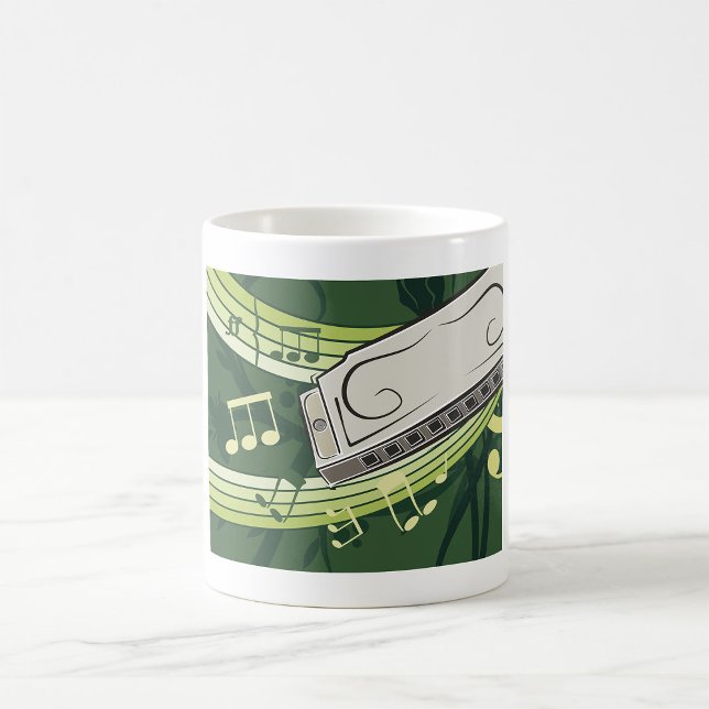 Caneca De Café Música Harmonica (Criador carregado)