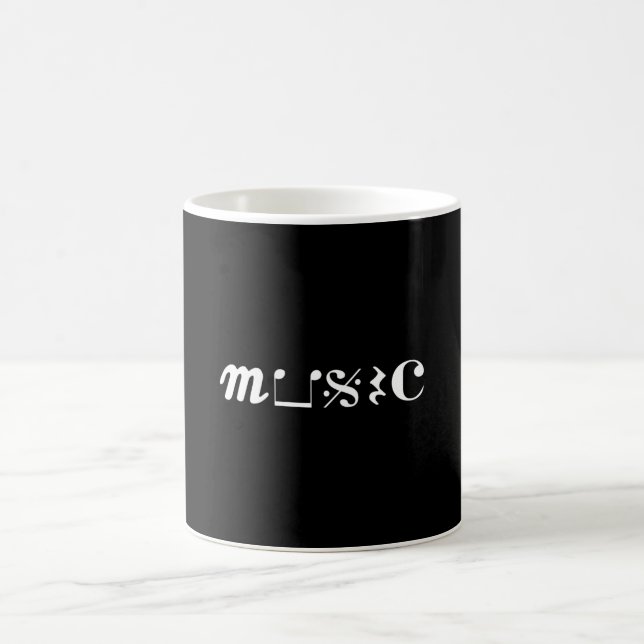 Caneca De Café Música Instrumento Musical Sound Musical Idea de P (Centro)