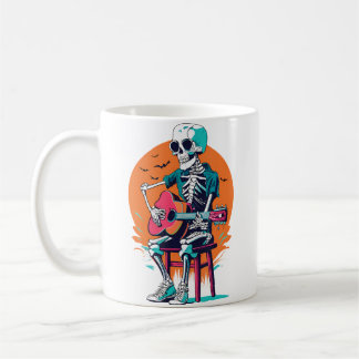 Caneca De Café Música Músico Assustador