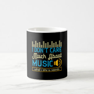 Caneca De Café Música - O Que Eu Gosto É De Sons