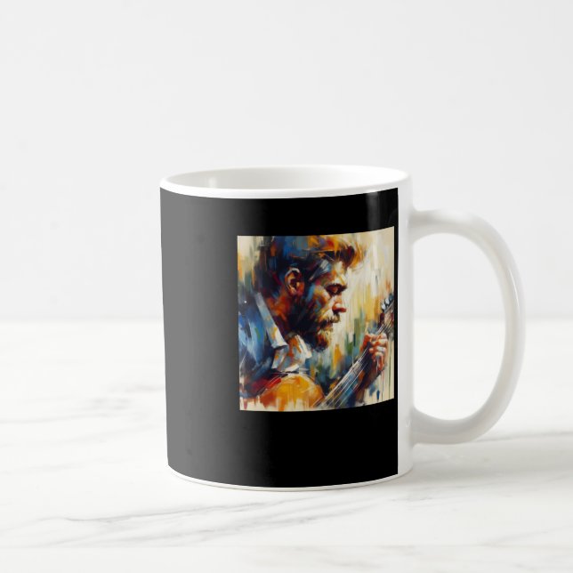 Caneca De Café Música para você Sticker (Direita)
