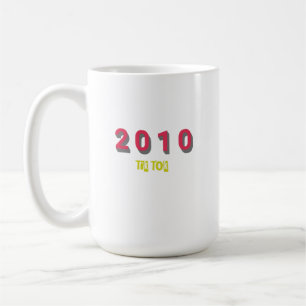Caneca De Café Música Principal de 2010 por Ano