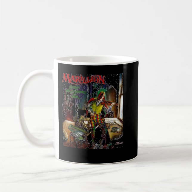 Caneca De Café Música Retro Marillion Engraçada Presente Gráfico (Esquerda)
