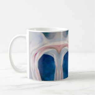 Caneca De Café Música rosa e azul por O'Keeffe
