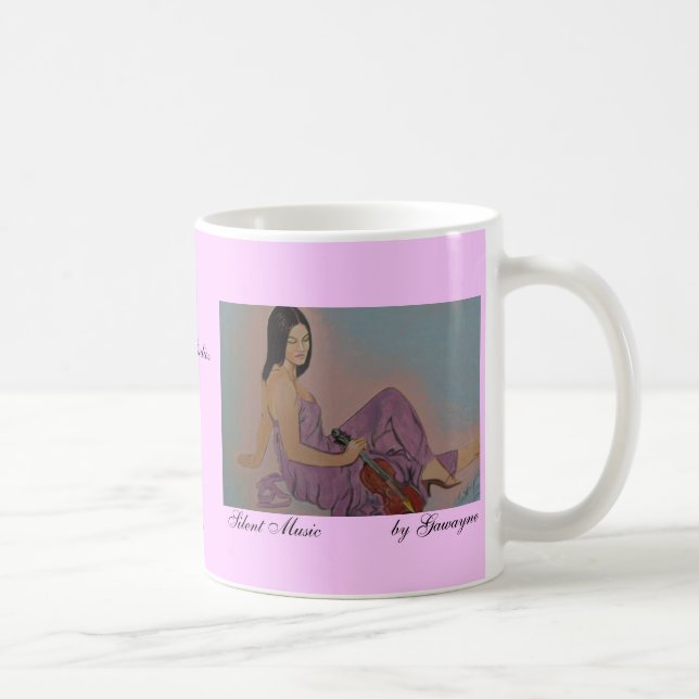 Caneca De Café Música silenciosa              por Gawayne… (Direita)