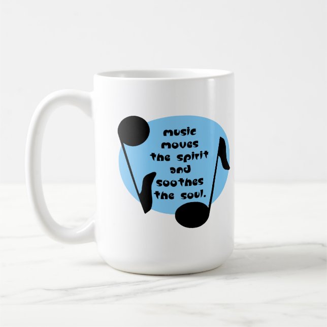 Caneca De Café Música Soita o Espírito (Esquerda)