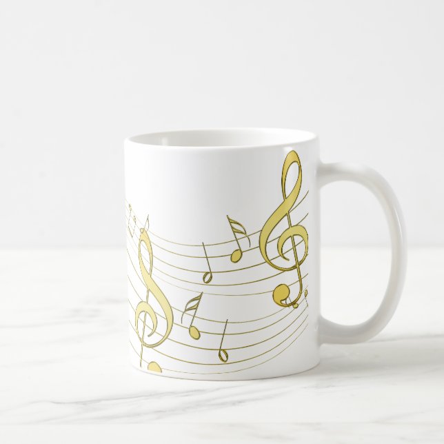 Caneca De Café Musical (Direita)