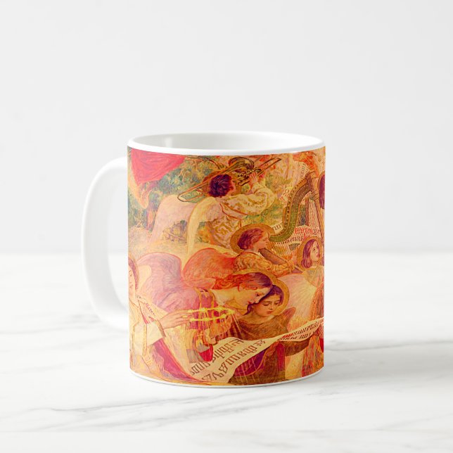 Caneca De Café Musical Angels Coffee Mug (Frente Esquerda)